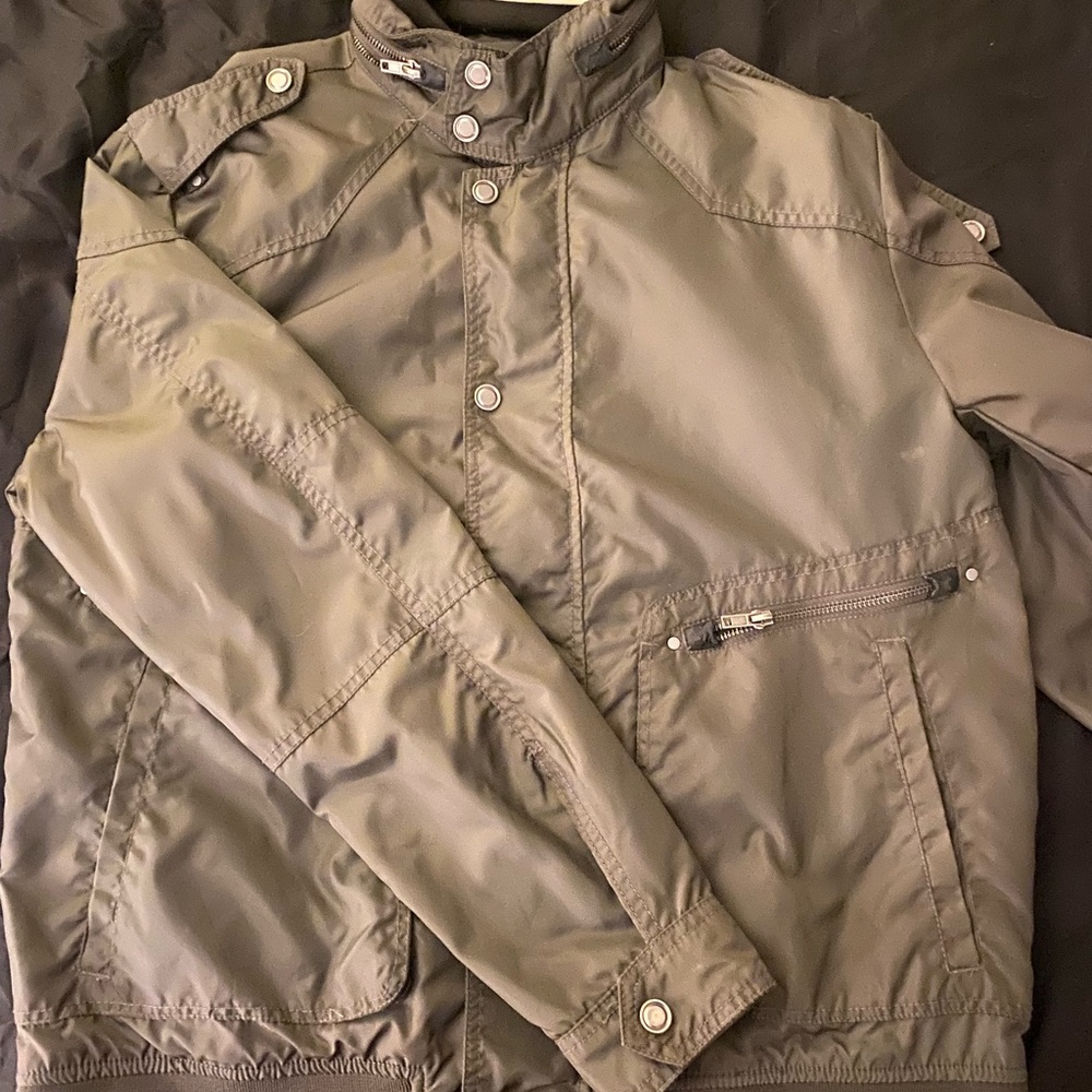 H&M jacket green Large